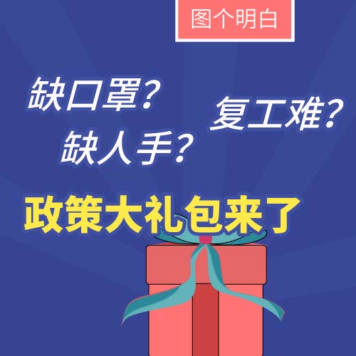 缺口罩、缺人手、復(fù)工難？老板們別愁，政策大禮包來(lái)了